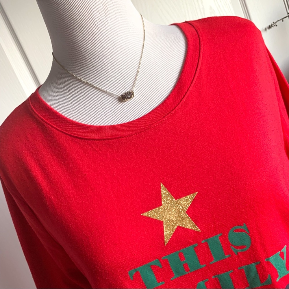 “This Family Loves Christmas” Holiday Tee - Picture 3 of 7